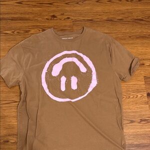 Target Brown Tee with Pink Graphic